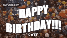 a bunch of balloons are flying in the air and the words `` happy birthday !!! ''