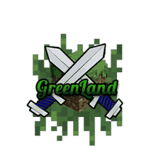 green land mincraft swords logo