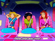 Totally Spies Sam GIF - Totally Spies Sam Phew That Was Close GIFs