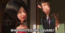 Who Invited The Square Scarlett Overkill GIF - Who Invited The Square Scarlett Overkill Herb Overkill GIFs
