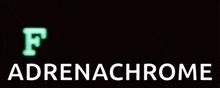 a neon sign that says e rabbit adrenachrome on it