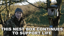 This Nest Box Continues To Support Life Robert GIF - This Nest Box Continues To Support Life Robert Robert E Fuller GIFs