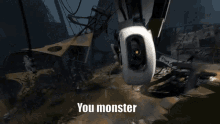 You Monster Portal GIF - You Monster Portal Portal2 GIFs