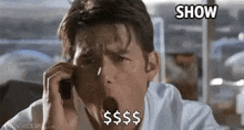 Jerry Maguire Show Me The Money GIF - Jerry Maguire Show Me The Money Tom Cruise GIFs