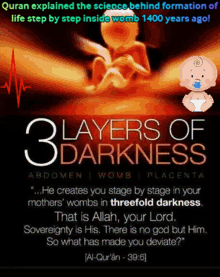 quran layers of darkness threefold darkness allah