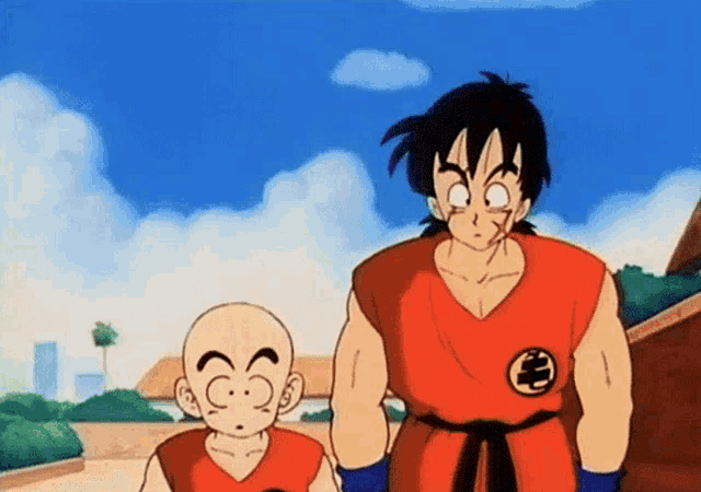 Dragon Ball Yamcha And Krillin GIF Dragon Ball Yamcha And Krillin Turte Hermit Discover Share GIFs