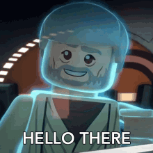 Hello There Obi Wan Kenobi GIF - Hello There Obi Wan Kenobi Lego Star Wars Summer Vacation GIFs