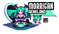 Morrigan Aensland Darkstalkers Sticker