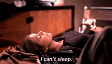 Greys Anatomy Meredith Grey GIF - Greys Anatomy Meredith Grey I Cant Sleep GIFs