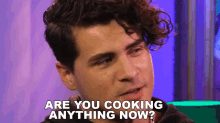 Are You Cooking Anything Now Anthony Padilla GIF - Are You Cooking Anything Now Anthony Padilla Are You Working On Something GIFs