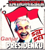 Ganjar Pranowo Ganjar Presidenku Sticker
