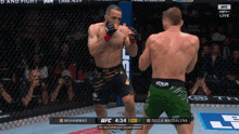 muhammad and della maddalena are fighting in a ufc welterweight championship match