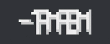 a black background with white letters that spell out the word -rb1