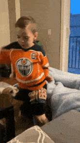 oilers fan cheering clapping excited