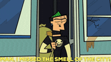Total Drama Action Duncan GIF - Total Drama Action Duncan Man I Missed The Smell Of The City GIFs