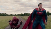 Superman Vs Flash Race GIF - Superman Vs Flash Race GIFs