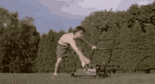 Mower Lawn Mower GIF - Mower Lawn Mower Starting Up GIFs