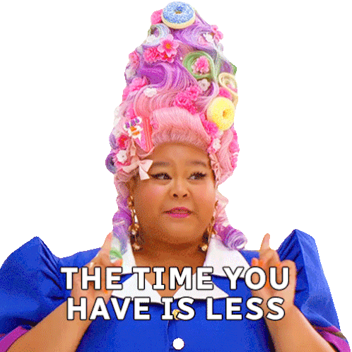 The Time You Have Is Less Ann Pornel Sticker - The Time You Have Is Less Ann Pornel The Great Canadian Baking Show Stickers