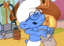 Brainy Smurf The Smurfs GIF - Brainy Smurf The Smurfs Jack In The Box GIFs