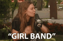 Air Quotes Girl Band GIF - Air Quotes Girl Band Girls Rock GIFs