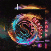 a colorful logo with the letter s on it