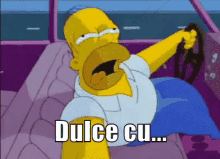 Homer Simpson Dulce Cu Baboso GIF - Homer Simpsons Tired GIFs