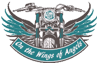 Bikers Logo Sticker - Bikers Logo On The Wings Of Angels Stickers