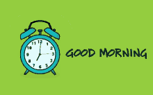 Good Morning Alarm GIF - Good Morning Alarm Clock GIFs