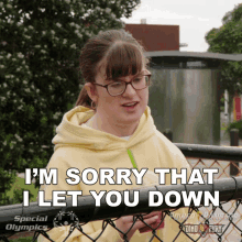 Im Sorry That I Let You Down Lily GIF
