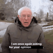 Bernie Sanders Opinion GIF - Bernie Sanders Opinion Once Again GIFs