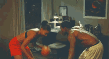Bedroom Ball GIF - Love And Basketball Say What Defense GIFs
