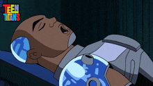 Sleeping Cyborg GIF - Sleeping Cyborg Teen Titans GIFs