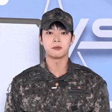 a man in a military uniform has the name roka on his chest