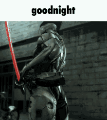 Metal Gear Rising Goodnight GIF - Metal Gear Rising Goodnight Jetstream Sam GIFs
