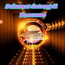 a logo for freedom community since 2024