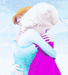 Hug Reine Des Neiges GIF - Hug Reine Des Neiges Frozen GIFs