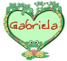 gabriela gaby frogs smile heart