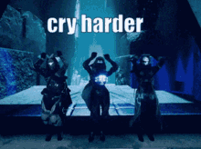 Cry Harder Cry About It GIF - Cry Harder Cry About It Cat Dance Destiny2 GIFs
