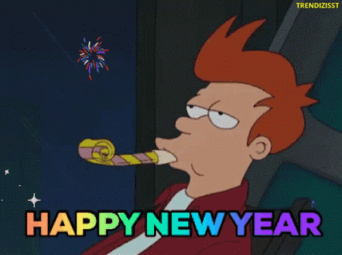 Happy New Year New Years Eve GIF - Happy New Year New Years Eve Futurama -  Discover & Share GIFs