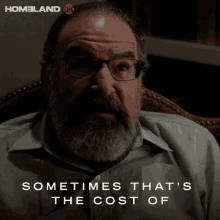 Sometimes Thats The Cost Of Doing Business Saul Berenson GIF - Sometimes Thats The Cost Of Doing Business Saul Berenson Mandy Patinkin GIFs