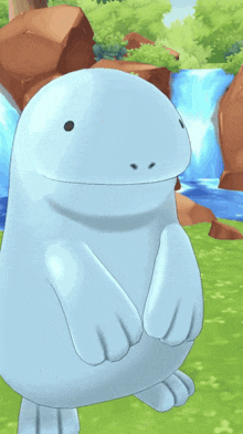 a cartoon character with a musical note on its head