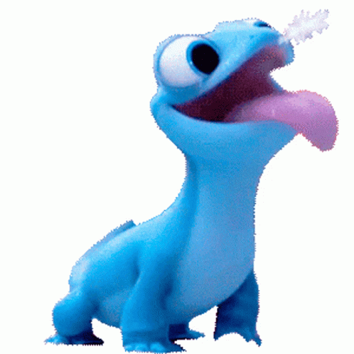 Frozen Lizard Sticker - Frozen Lizard Movie - Discover & Share GIFs