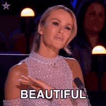 Beautiful Amanda Holden GIF - Beautiful Amanda Holden Britains Got Talent GIFs