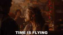 Time Is Flying Rosario Dawson GIF - Time Is Flying Rosario Dawson Mimi Marques GIFs