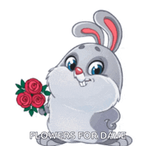 Bunny Rabbit GIF - Bunny Rabbit Flowers GIFs