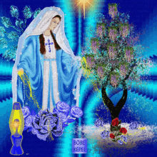 Szentek Jézusáldás Ima Mama Mary GIF