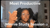 Minnie Study GIF - Minnie Study Session GIFs