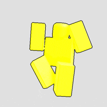 a drawing of a yellow figure with a triangle in the middle