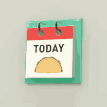 Taco Calendar GIF