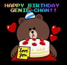 Happy Birthday Cake GIF - Happy Birthday Cake Bear GIFs